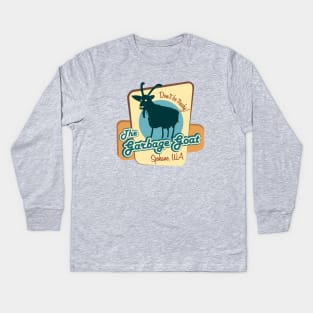 Garbage Goat Spokane Riverfront Park Kids Long Sleeve T-Shirt